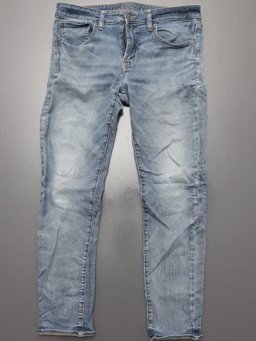 American Eagle Outfitters Skinny Jeans 34x32 Light Wash Next Level Flex